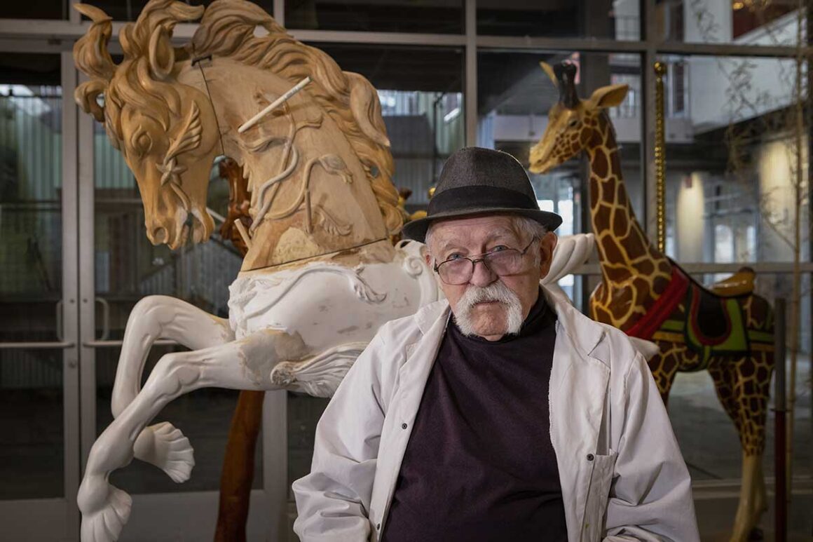 Master Wood Carver, Carousel Animals, Ken Means, The Creative Push