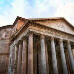 The Pantheon Catholic church in Rome Italy