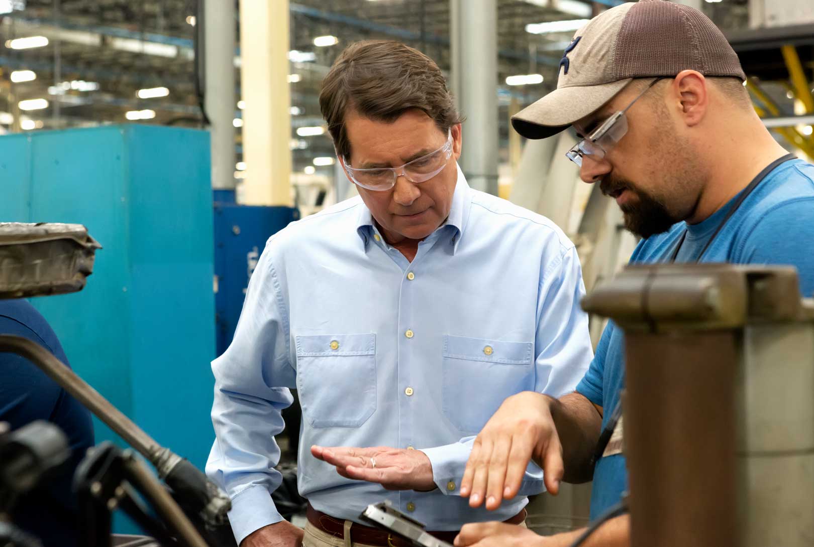 Bill Hagerty In Manufacturing Plant