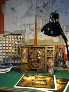 Sheri Oneal's art and home art studio